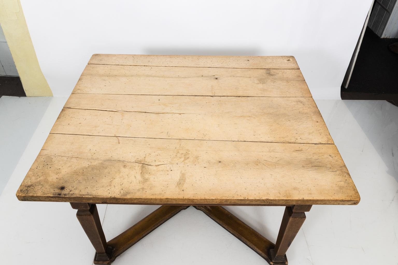 19th Century Antique Scandinavian Farm Table 3