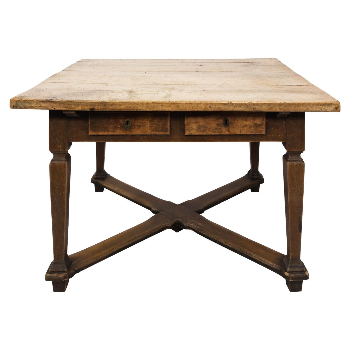 19th Century Antique Scandinavian Farm Table