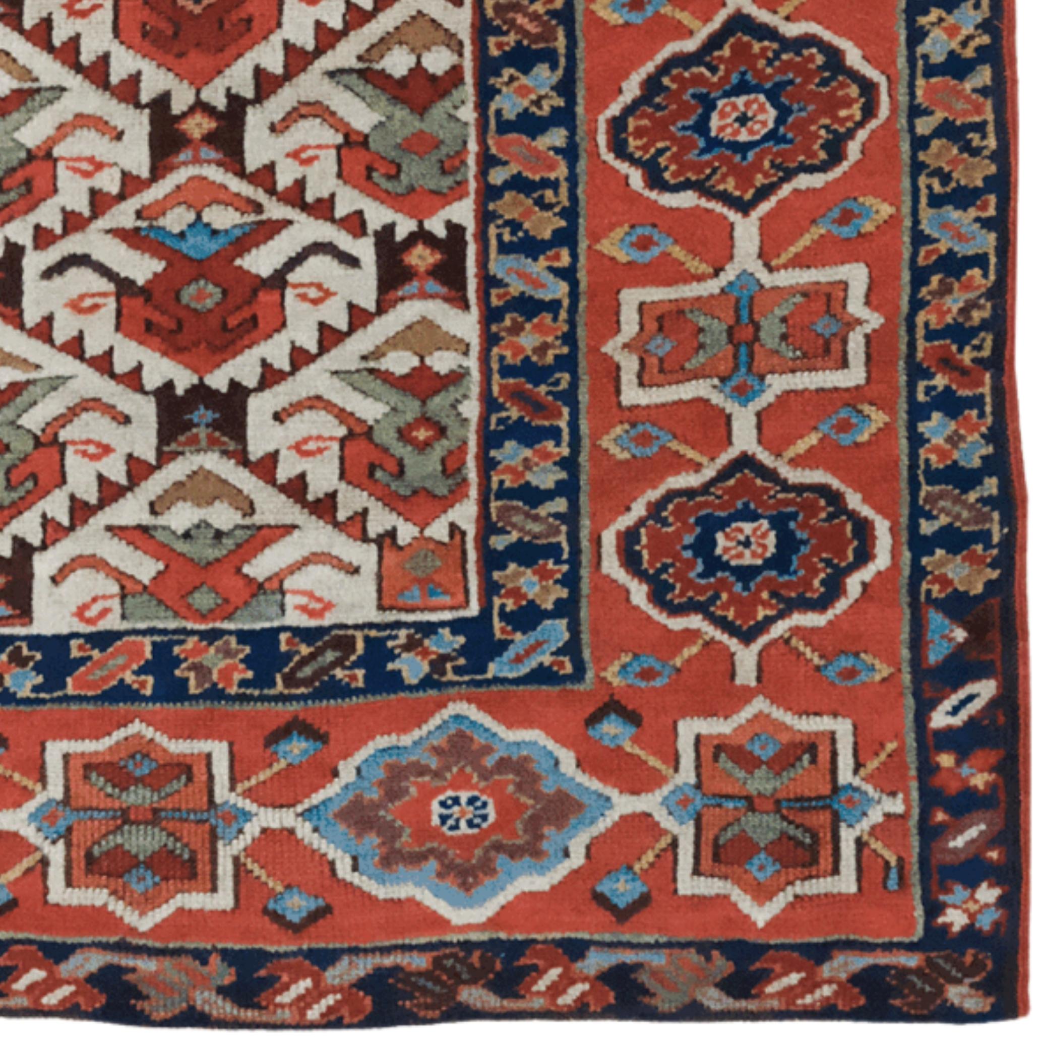 Alfombra Shahsevan antigua del siglo XIX en Bueno estado para la venta en Sultanahmet, 34