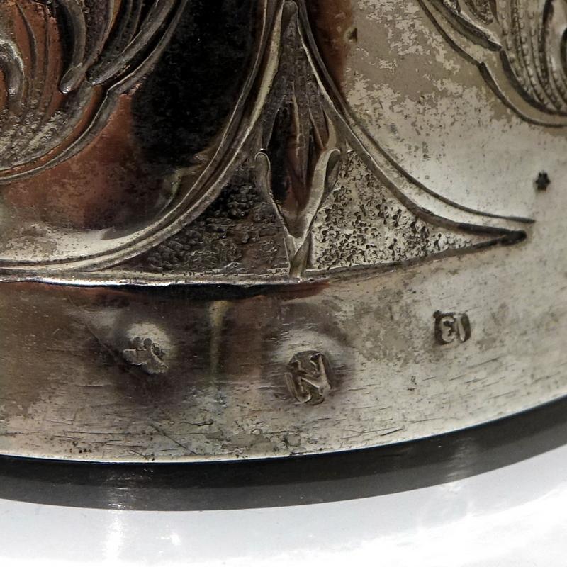19th Century Antique Silver German Wager Cup Hanau circa 1895 Ludwig Neresheimer 3