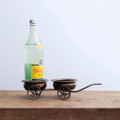 19th Century Antique Silver Plate Table Bottle Cart
