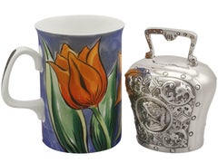 19th Century Antique Sterling Silver Table Bell