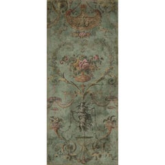 19th-Century Antique-Style Panoramic Wall Mural on Canvas