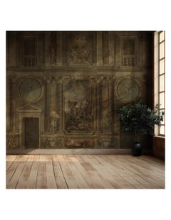 19th-Century Antique-Style Panoramic Wall Mural on Canvas