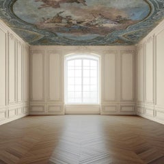 19th-Century Antique-Style Panoramic Wall Mural on Canvas