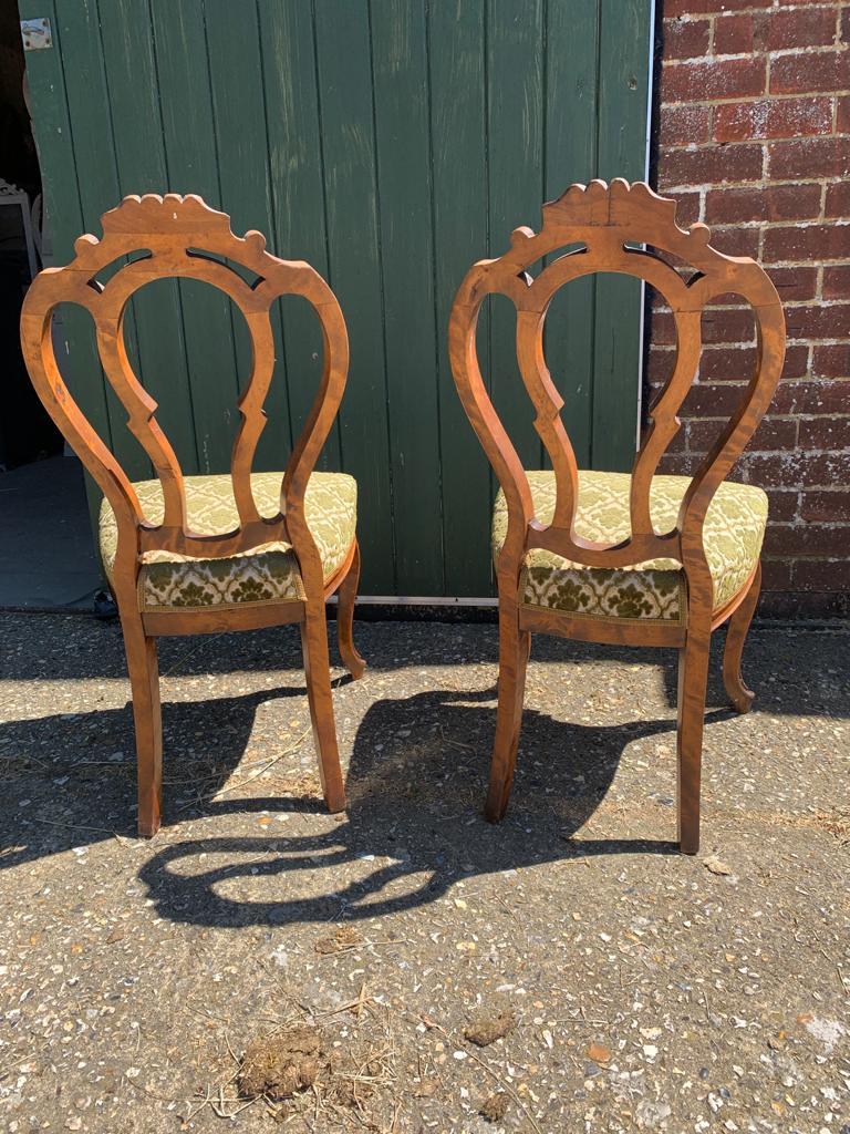 19th Century Antique Swedish Rococo Biedermeier Carved Dining Chairs In Good Condition In LONDON, GB