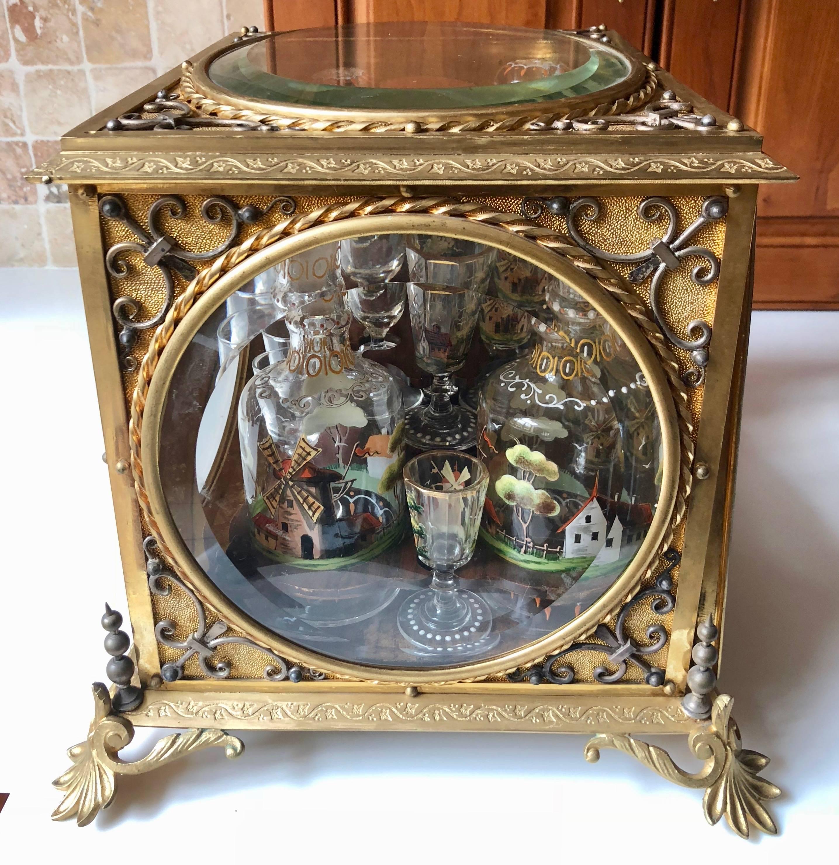 French 19th Century Antique Tantalus For Sale