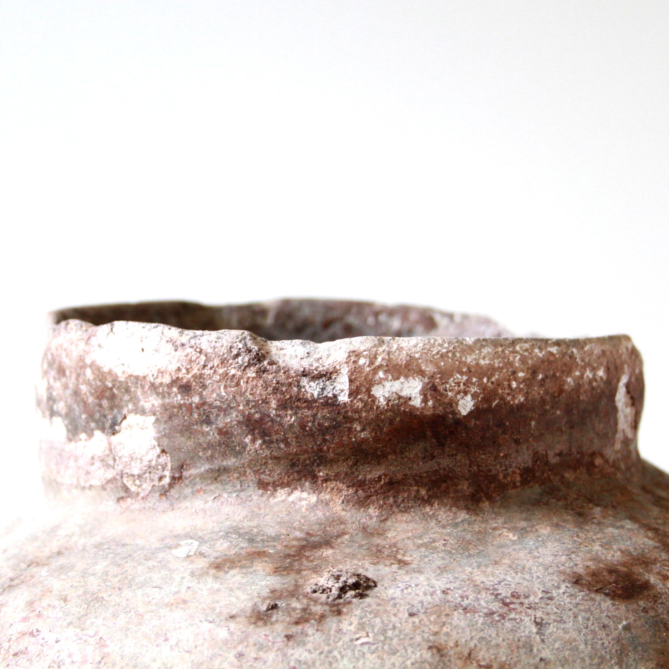 Clay 19th Century Antique Terracotta Pot