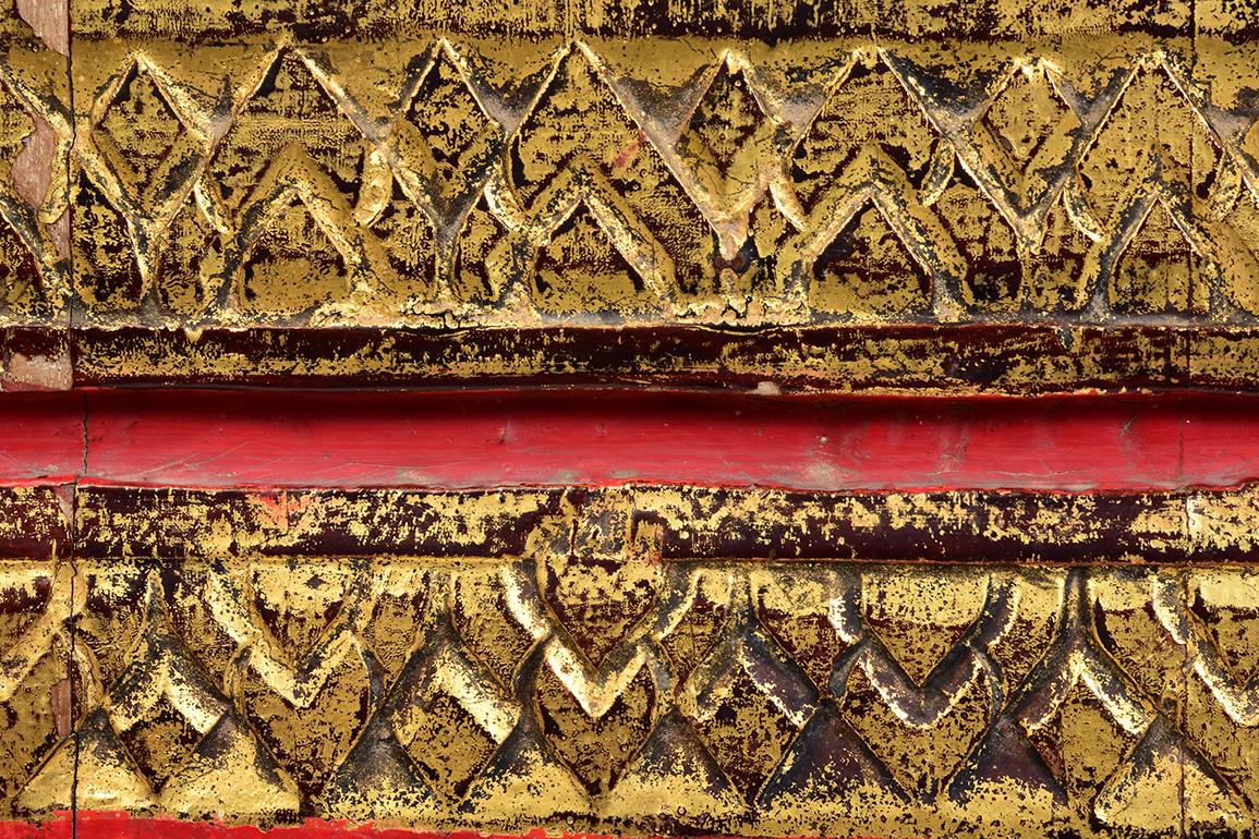 19th Century, Antique Thai Wood Carving with Stand 2
