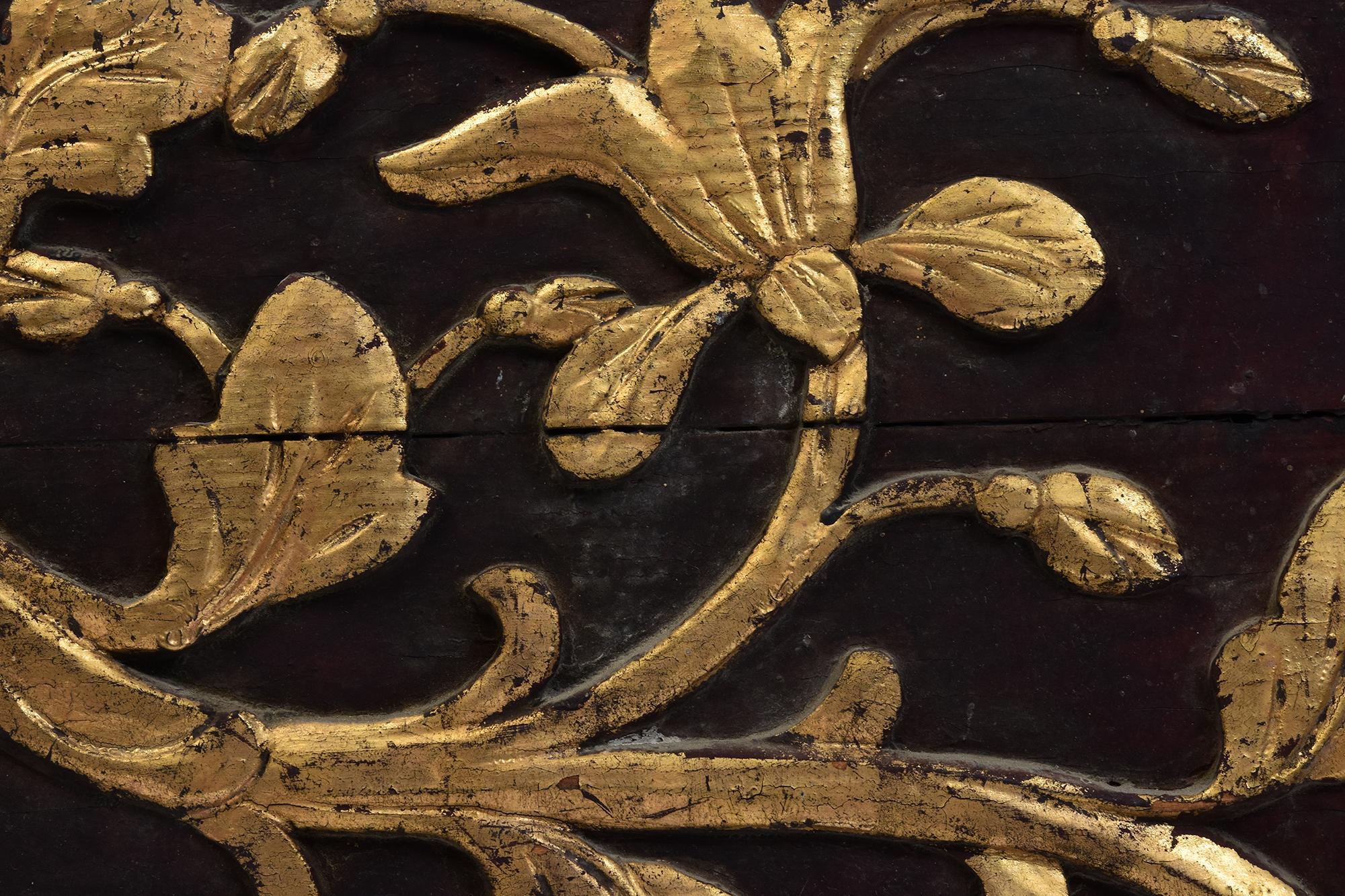 19e siècle, Sculpture ancienne en bois thaïlandais en vente 1