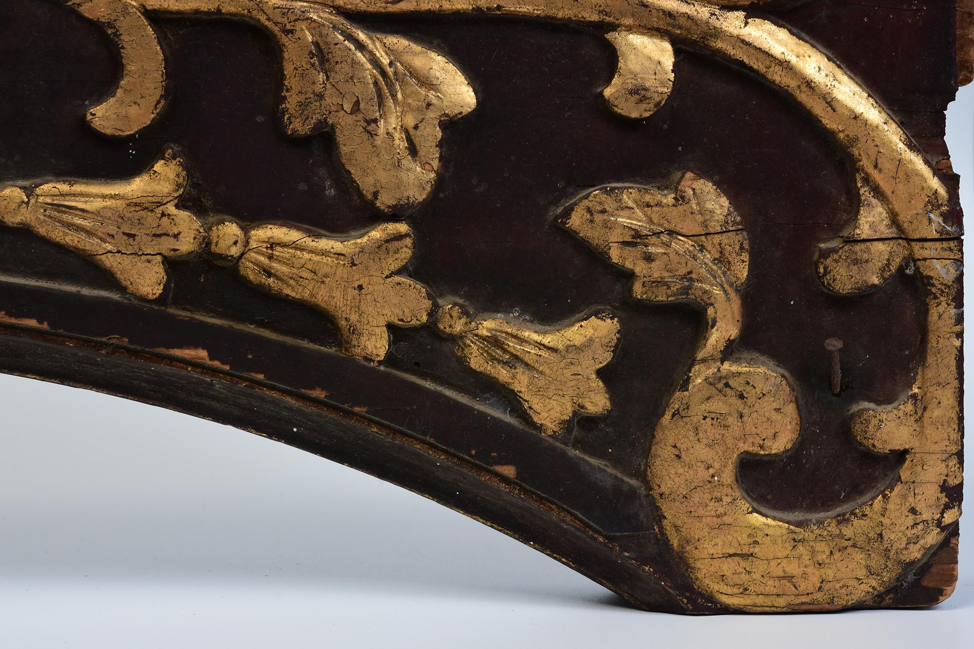 19e siècle, Sculpture ancienne en bois thaïlandais en vente 2