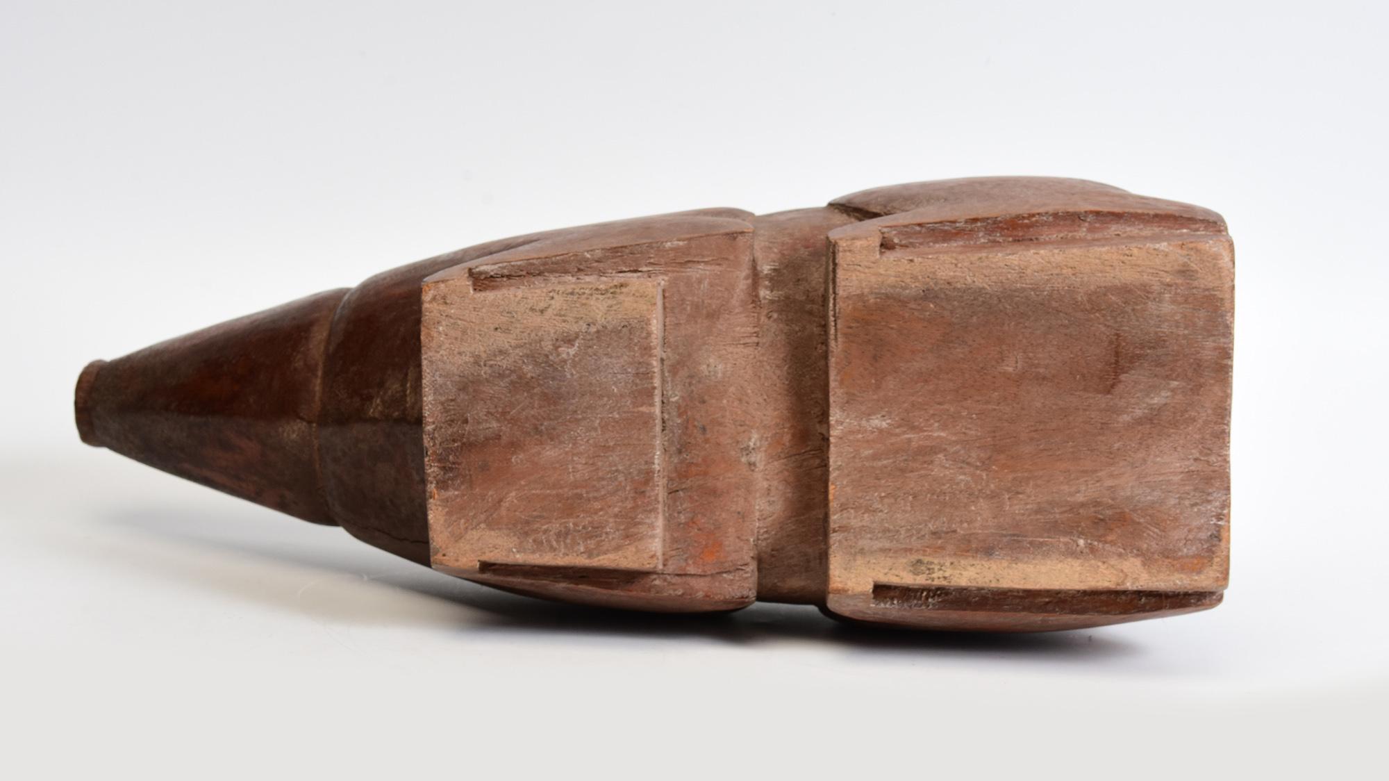 19th Century, Antique Thai Wooden Animal Rabbit For Sale 9