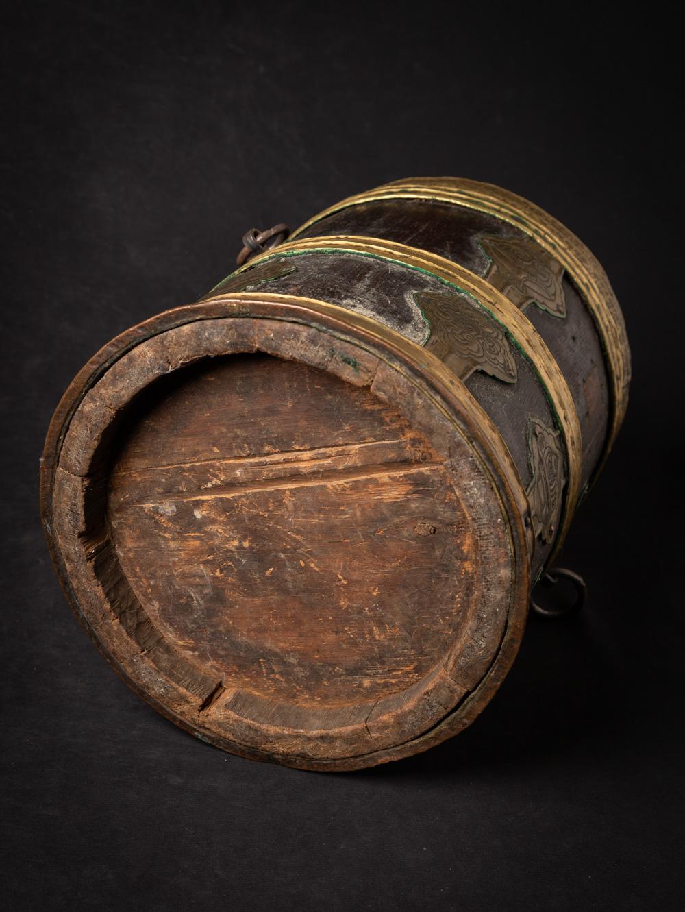 19th century Antique Tibetan Yak Butter container Originating from Tibet 14