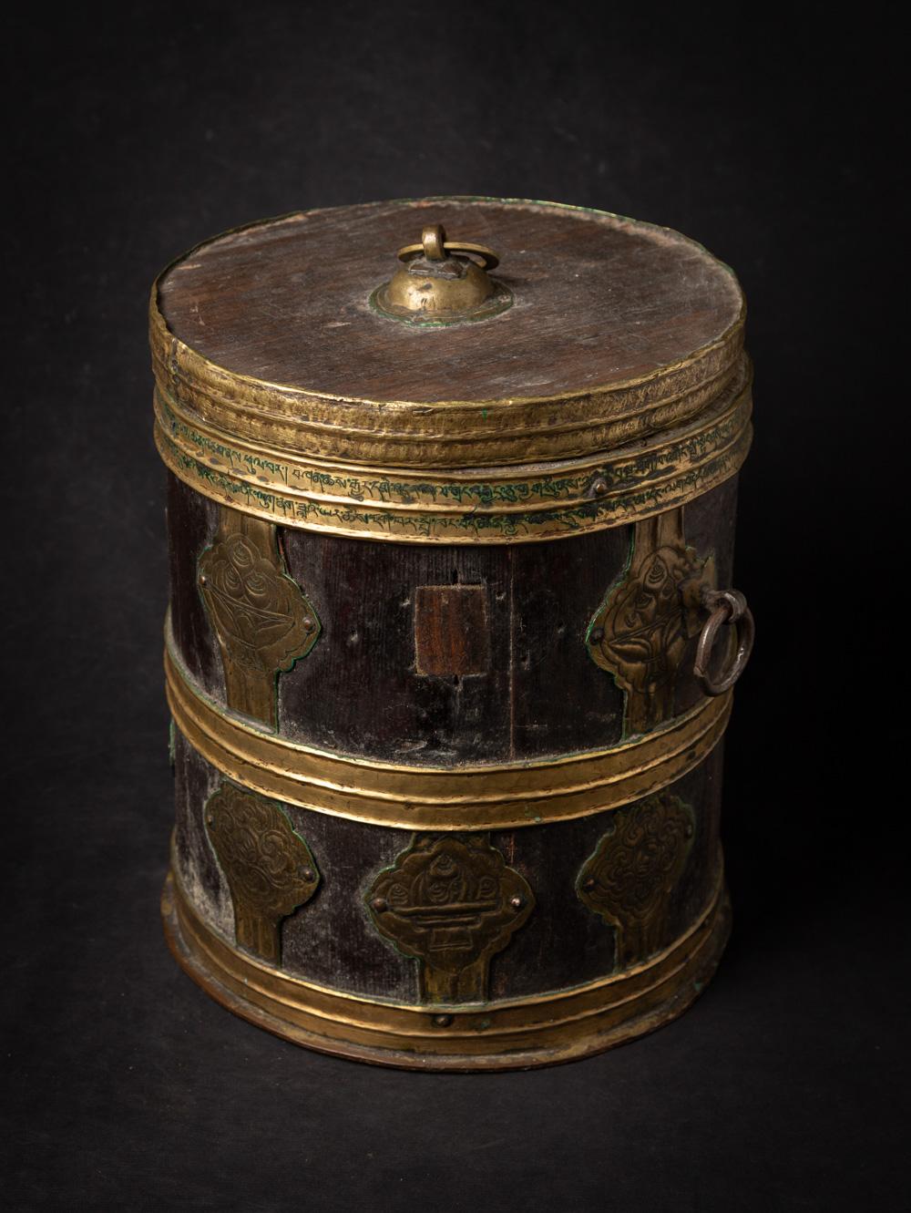 19th Century 19th century Antique Tibetan Yak Butter container Originating from Tibet