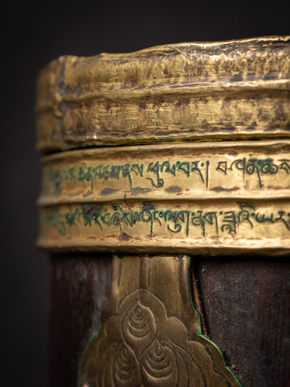 19th century Antique Tibetan Yak Butter container Originating from Tibet 2