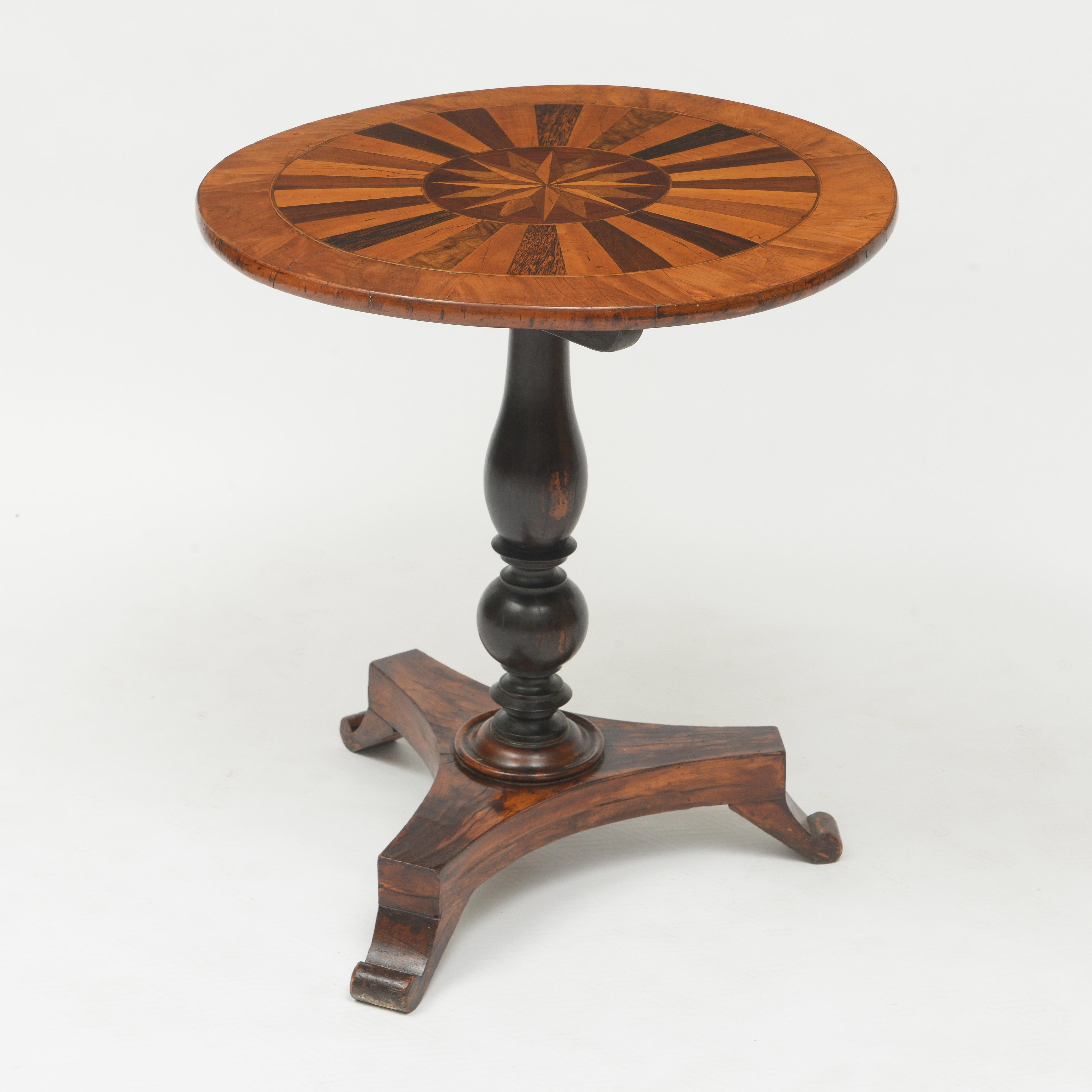 British 19th Century Antique Tripod Table For Sale