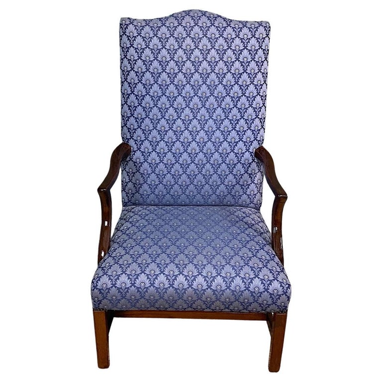 19th Century Antique Upholstered Arm Chair For Sale at 1stDibs