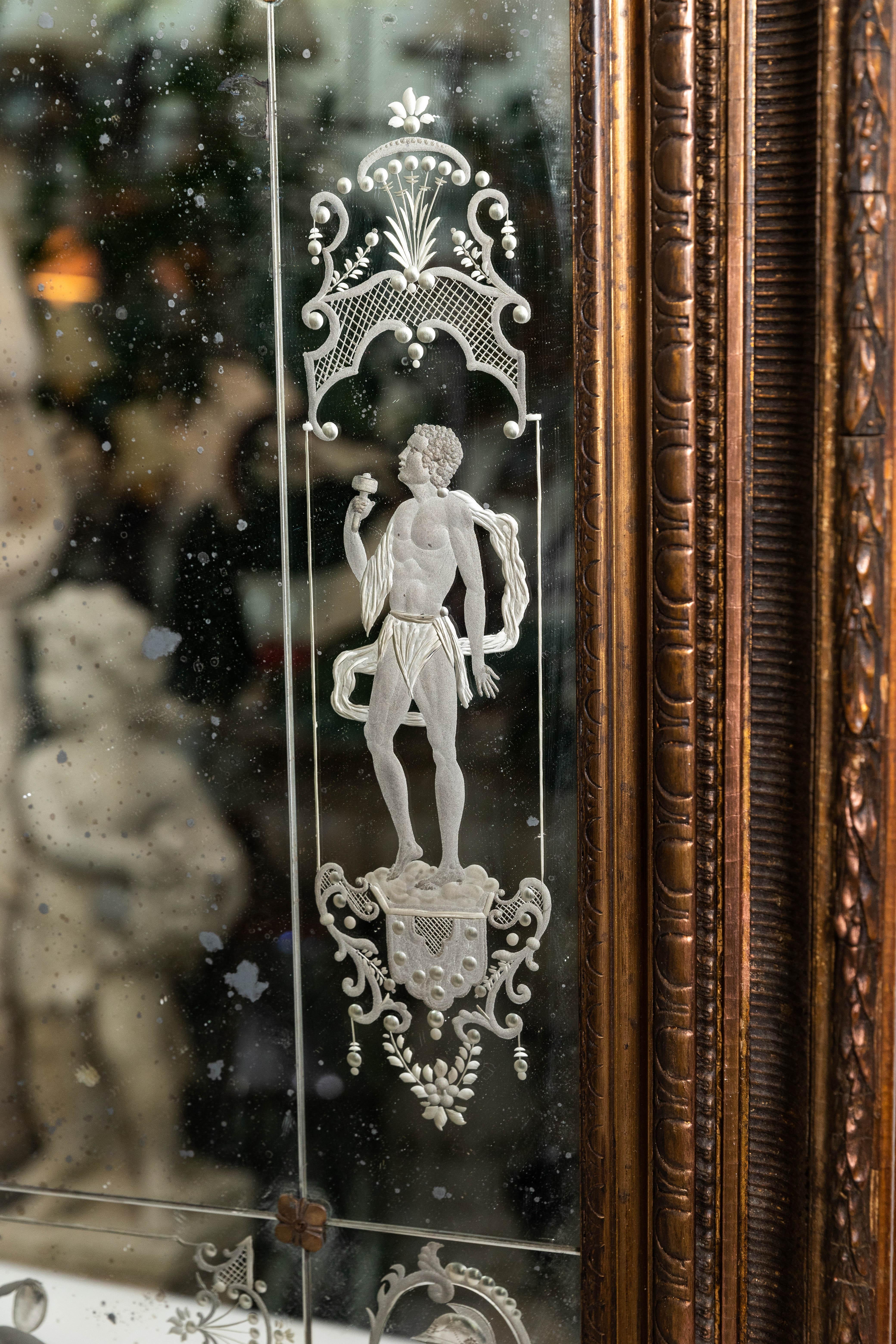 venetian antique mirror