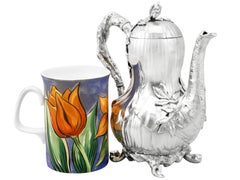 19th Century Victorian Sterling Silver Bachelor Coffee Pot