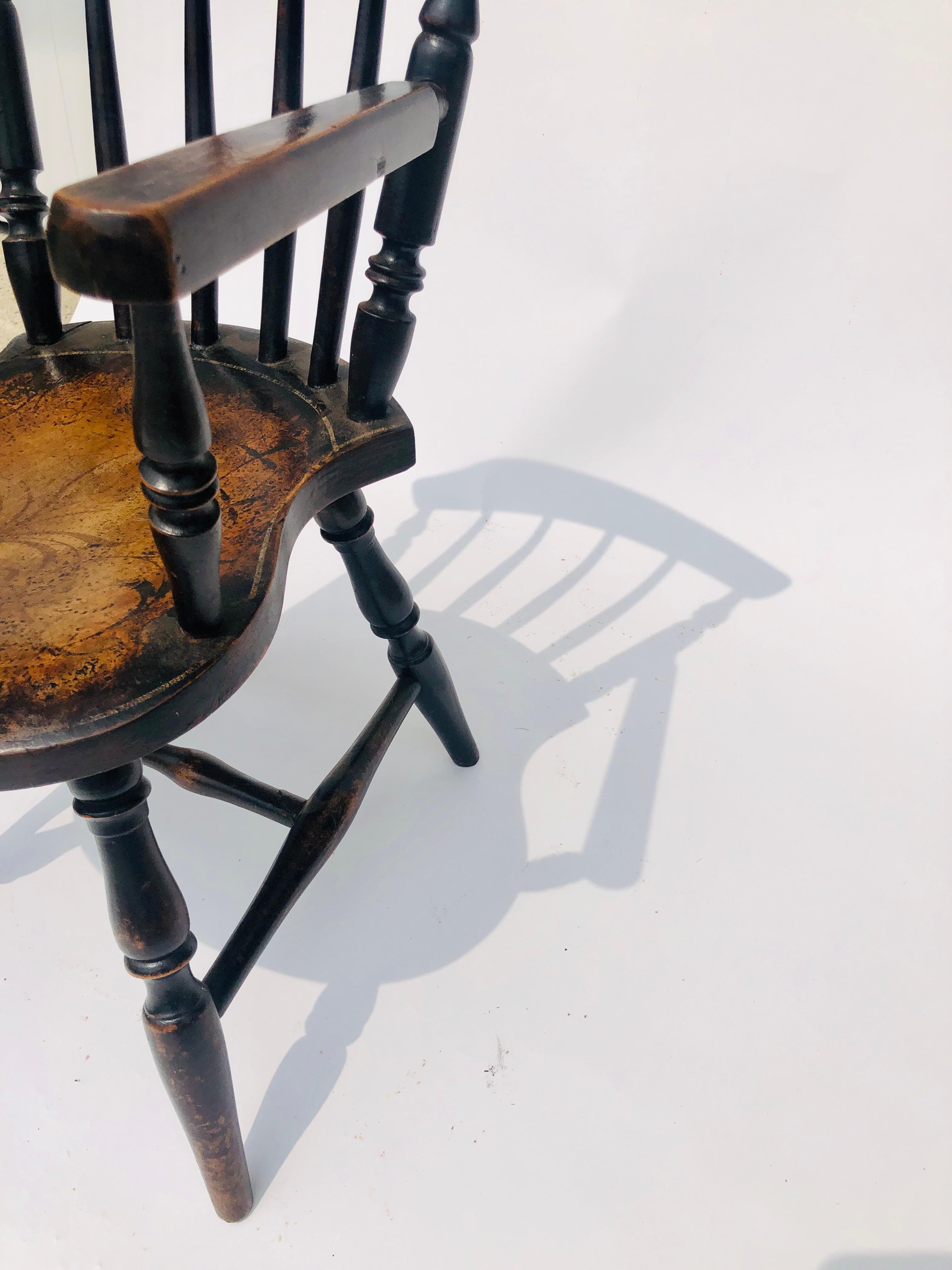 19th Century Antique Victorian Child’s Chair In Good Condition For Sale In Suffolk, GB