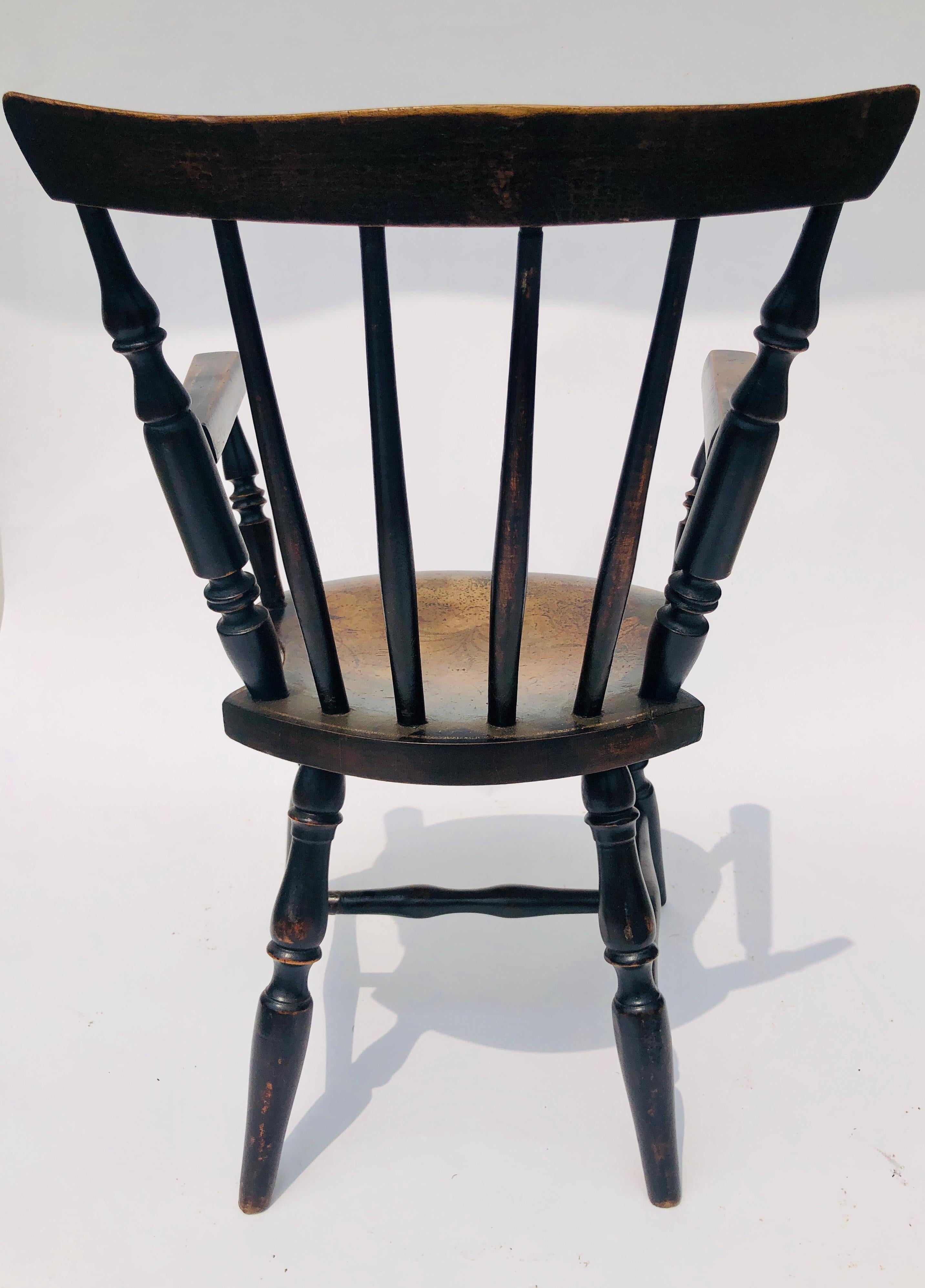 19th Century Antique Victorian Child’s Chair For Sale 1