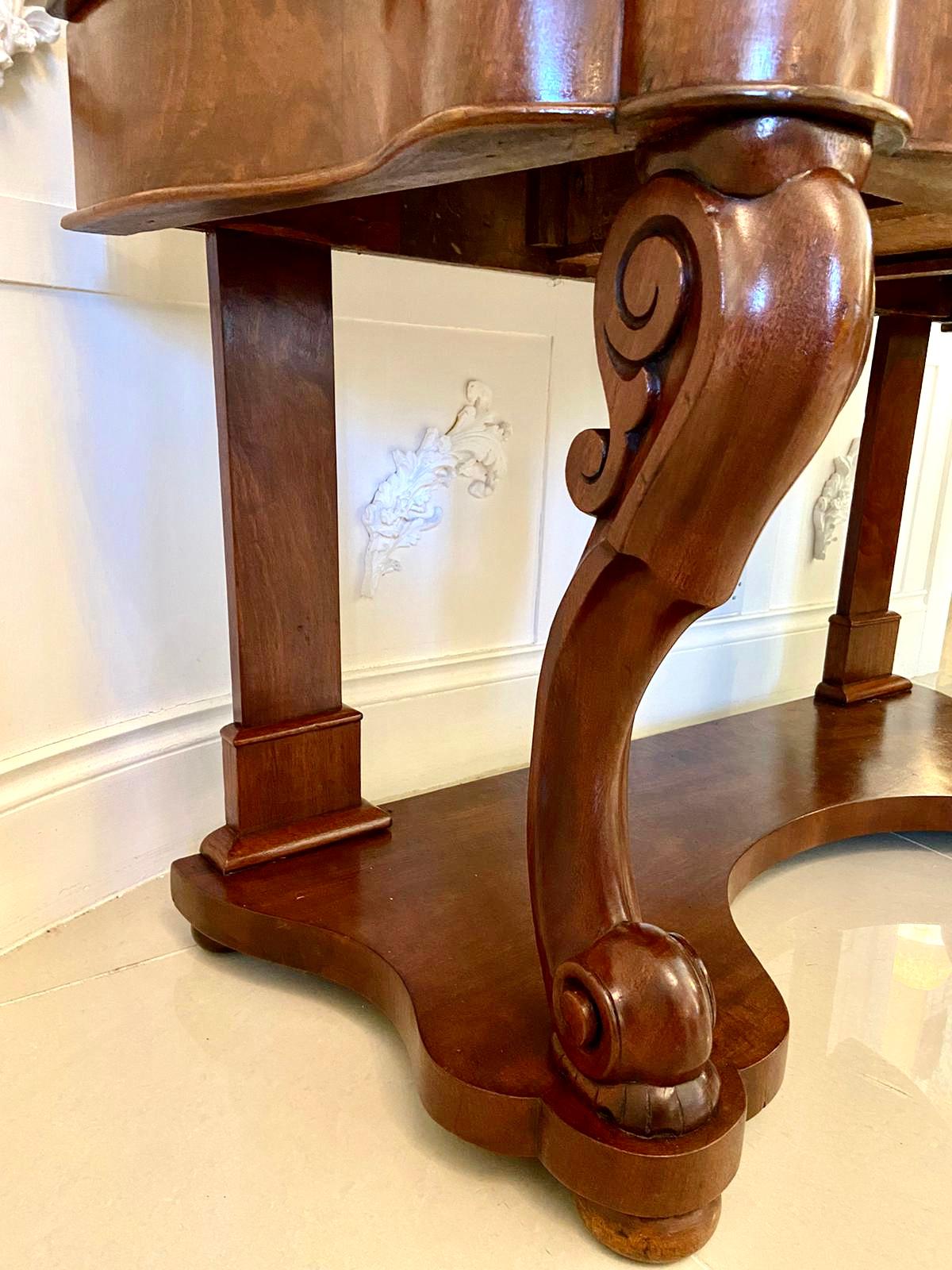 Other 19th Century Antique Victorian Mahogany Vanity/Dressing Table