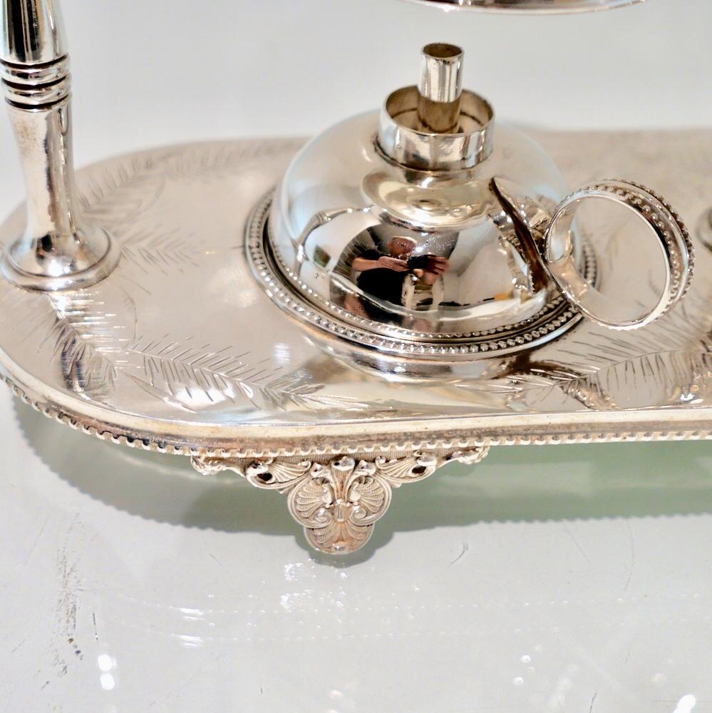 19th Century Antique Victorian Silver Plated Coffee Maker, circa 1840