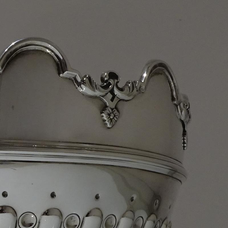 19th Century Antique Victorian Sterling Silver Rose Bowl London 1898 Elkington 2