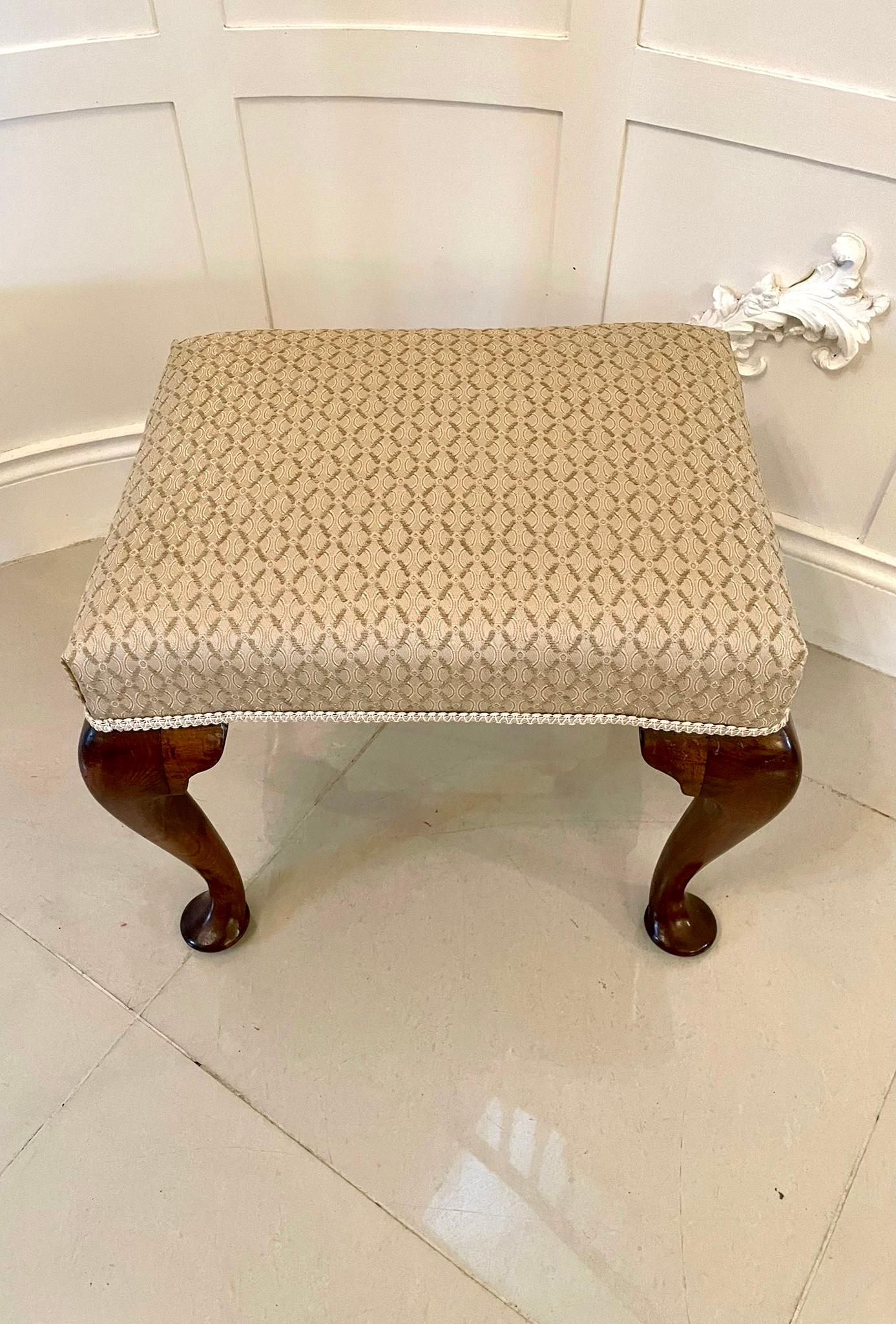 Anglais Tabouret victorien ancien du 19ème siècle en vente