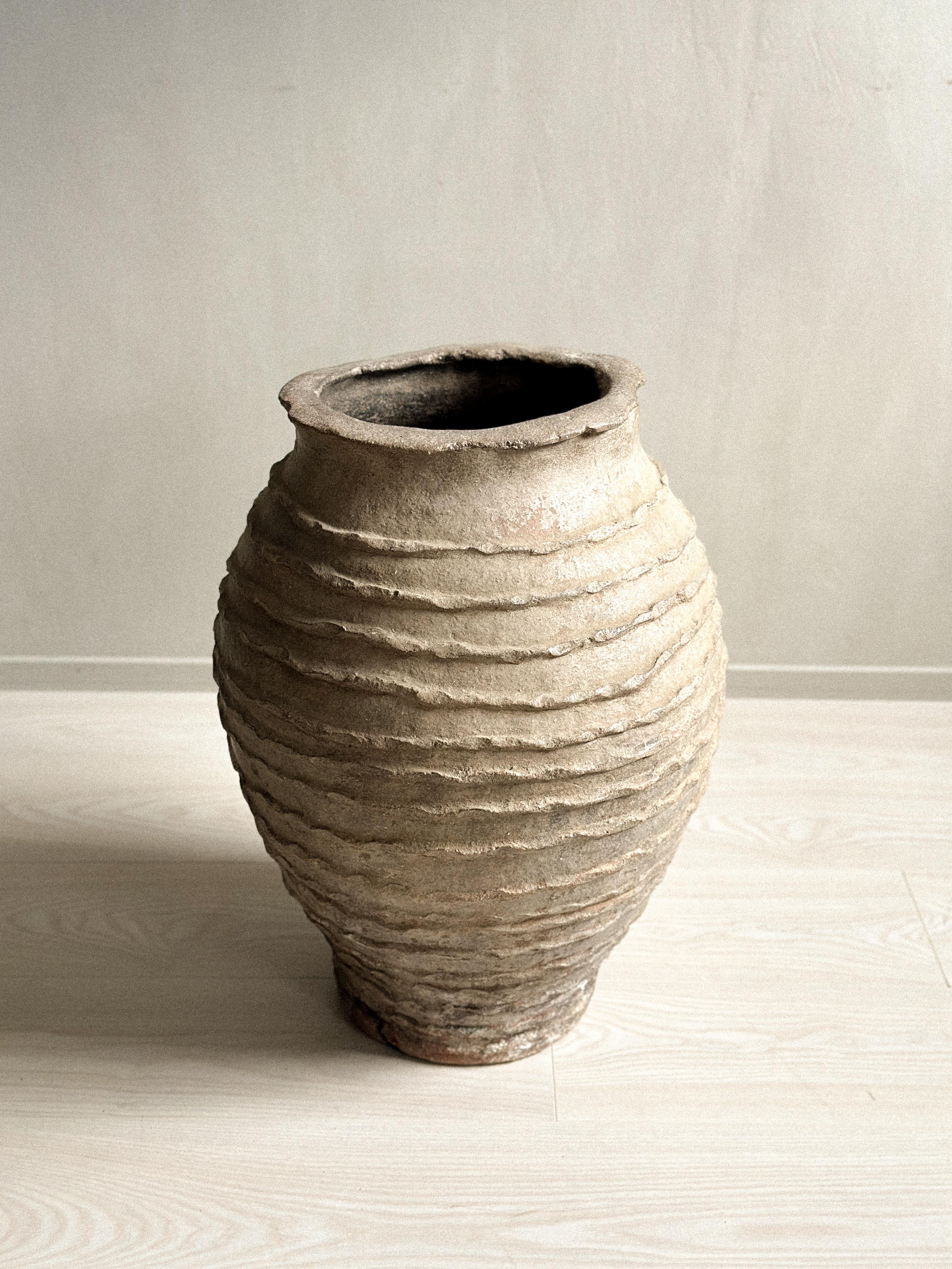 19th Century Antique Wabi Sabi Pot, 23.62 in, Spain c. late 1800s 1