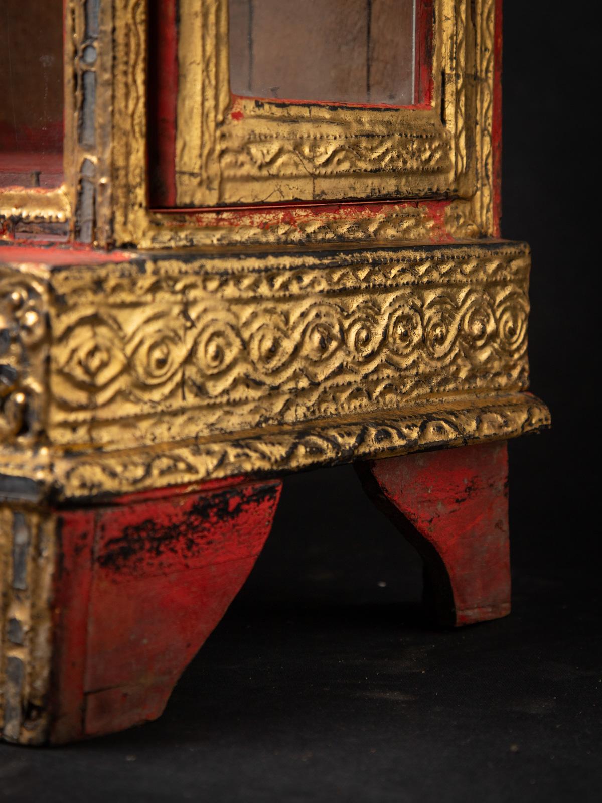 19th century Antique wooden Buddha temple - Original Buddhas For Sale 14