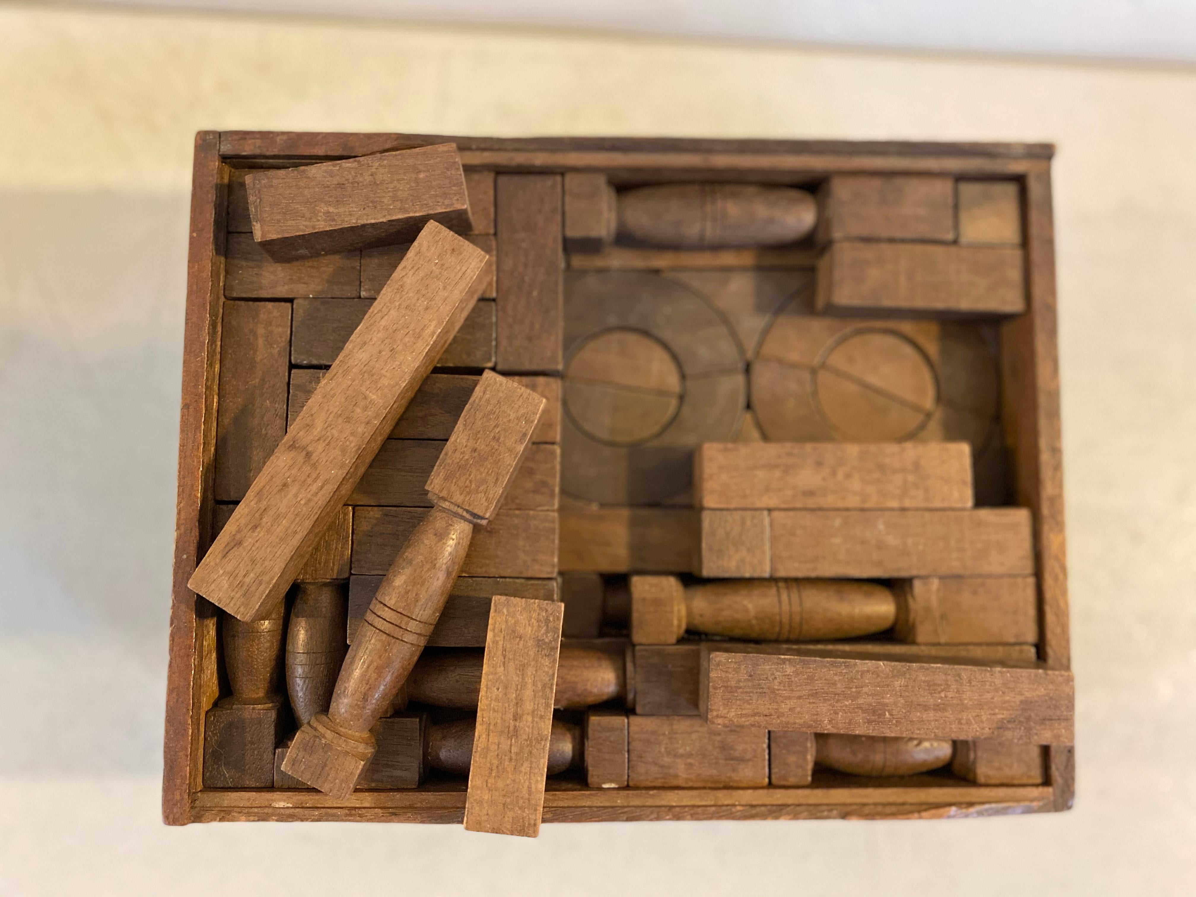 antique building blocks