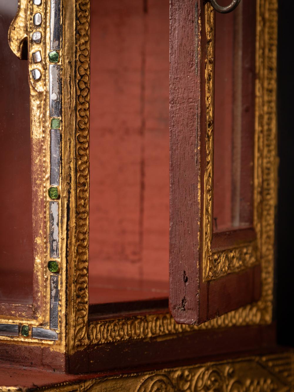 19th century antique wooden Burmese Buddha temple - Original Buddhas For Sale 11