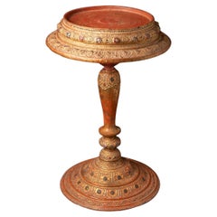 19th century Antique wooden Burmese stand - OriginalBuddhas