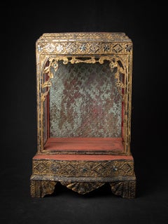 19th century Antique wooden Burmese temple from Burma