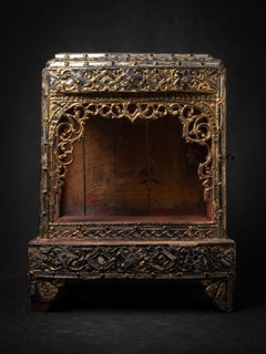19th century Antique wooden Burmese temple from Burma