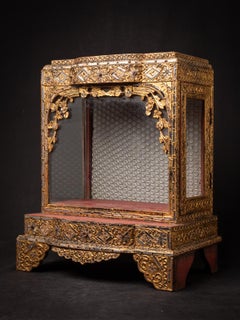 19th century Antique wooden Burmese temple from Burma