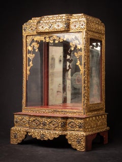 19th century Antique wooden Burmese temple from Burma