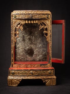 19th century Antique wooden Burmese temple from Burma