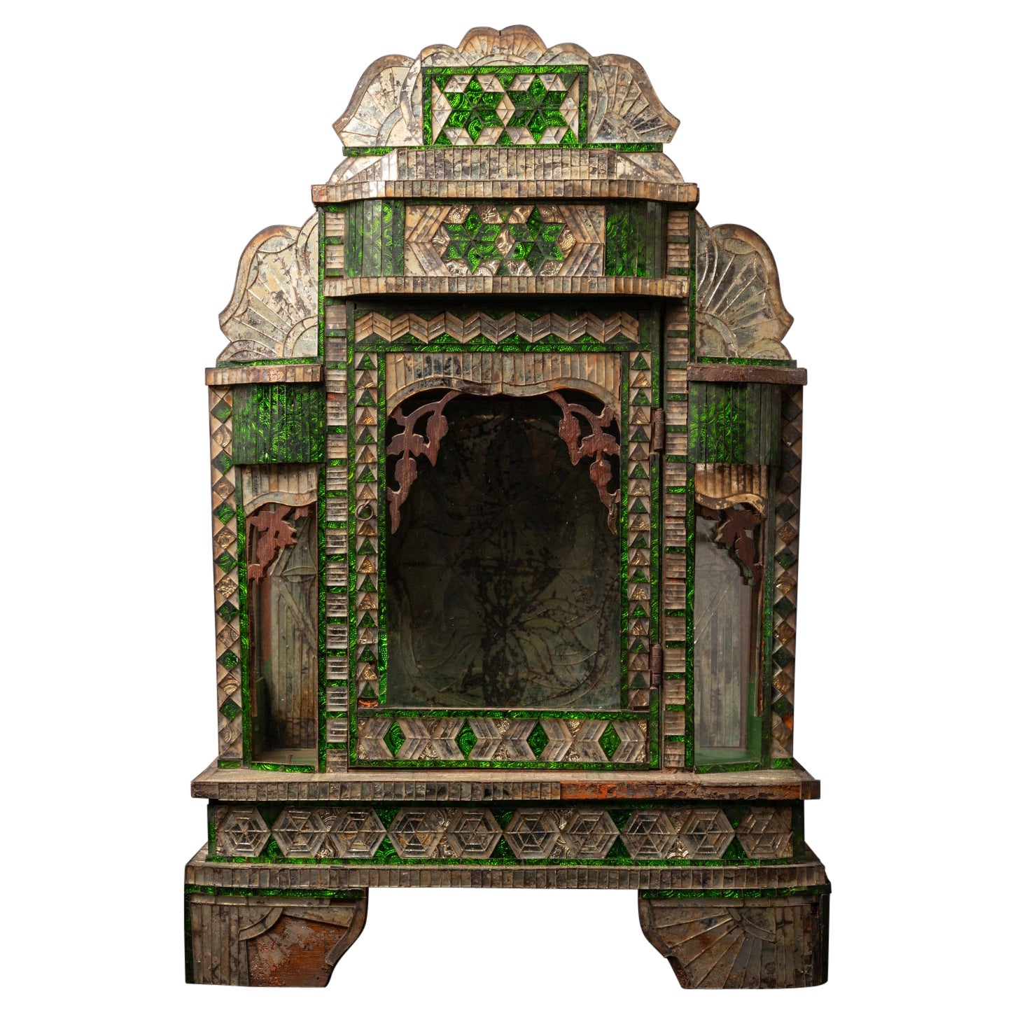 19th century Antique wooden Burmese temple from Burma