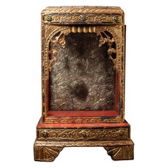 19th century Antique wooden Burmese temple from Burma