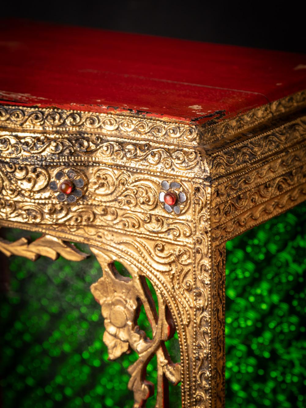 Temple birman ancien en bois du 19ème siècle de style Mandalay - OriginalBuddhas en vente 4