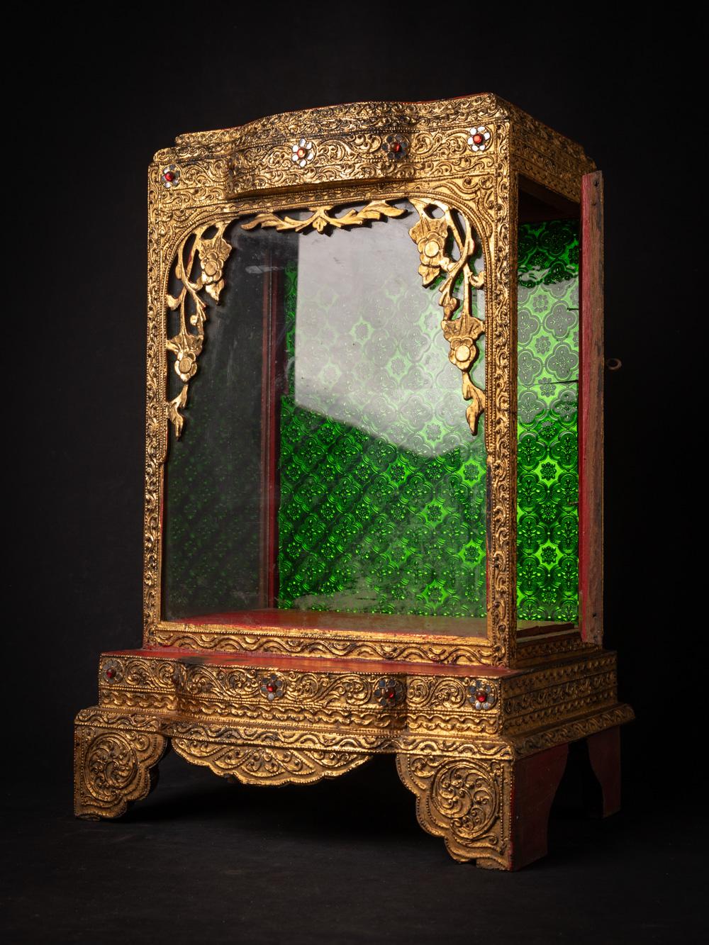 Birman Temple birman ancien en bois du 19ème siècle de style Mandalay - OriginalBuddhas en vente
