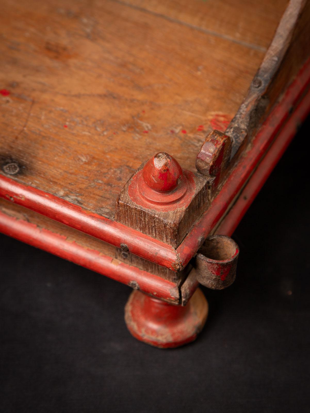 19th century Antique wooden Indian altar from India 5