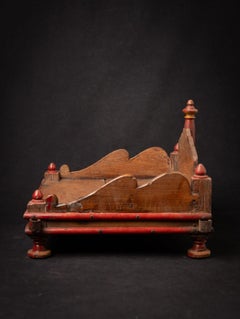 19th century Antique wooden Indian altar from India