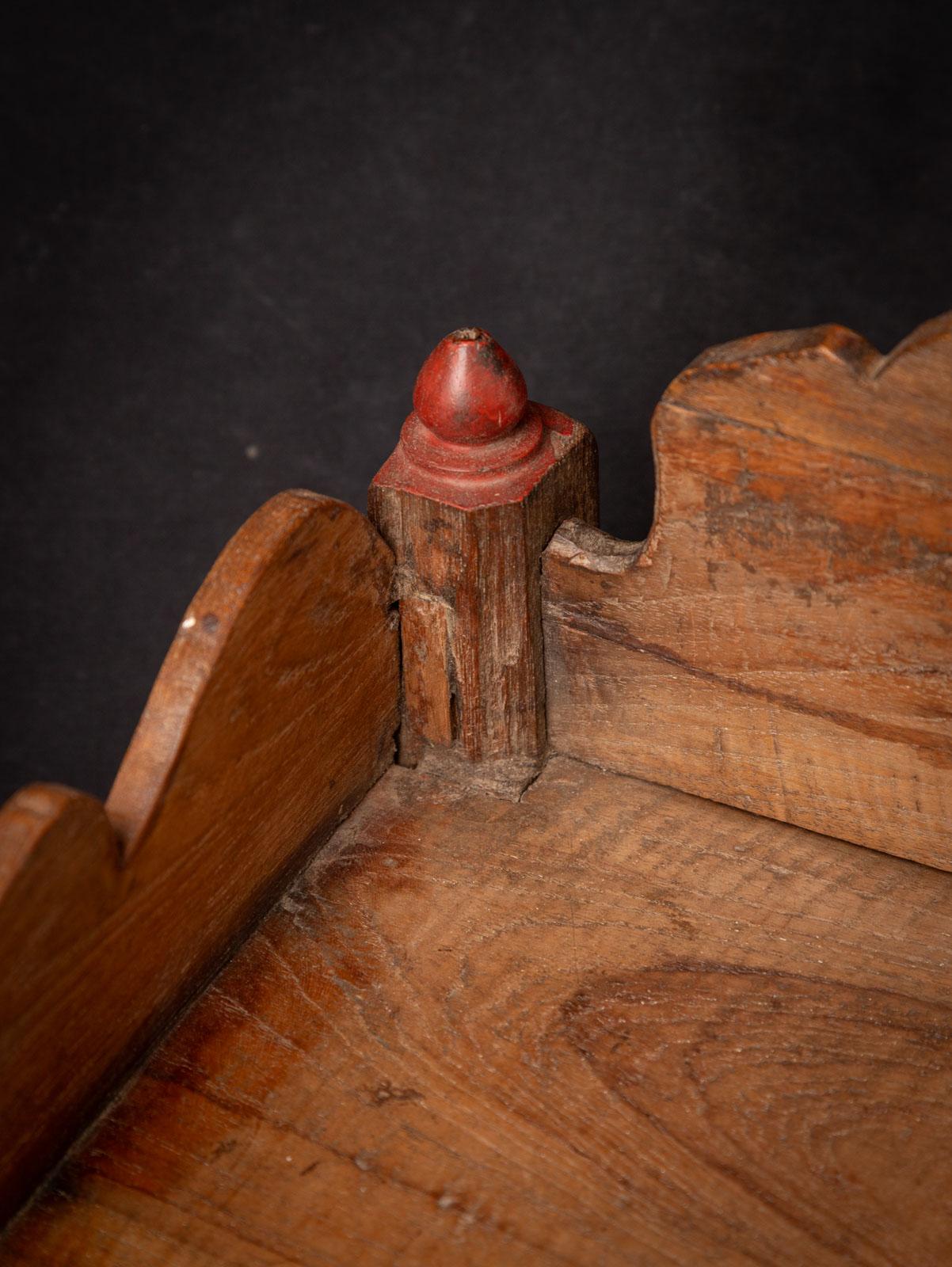 19th century Antique wooden Indian altar from India 4