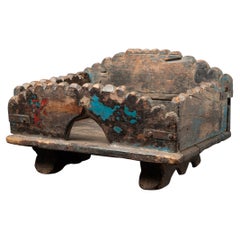 19th century Antique wooden Indian altar from India