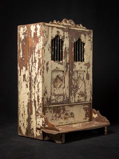 19th century Antique wooden Indian cabinet from India - Original Buddhas