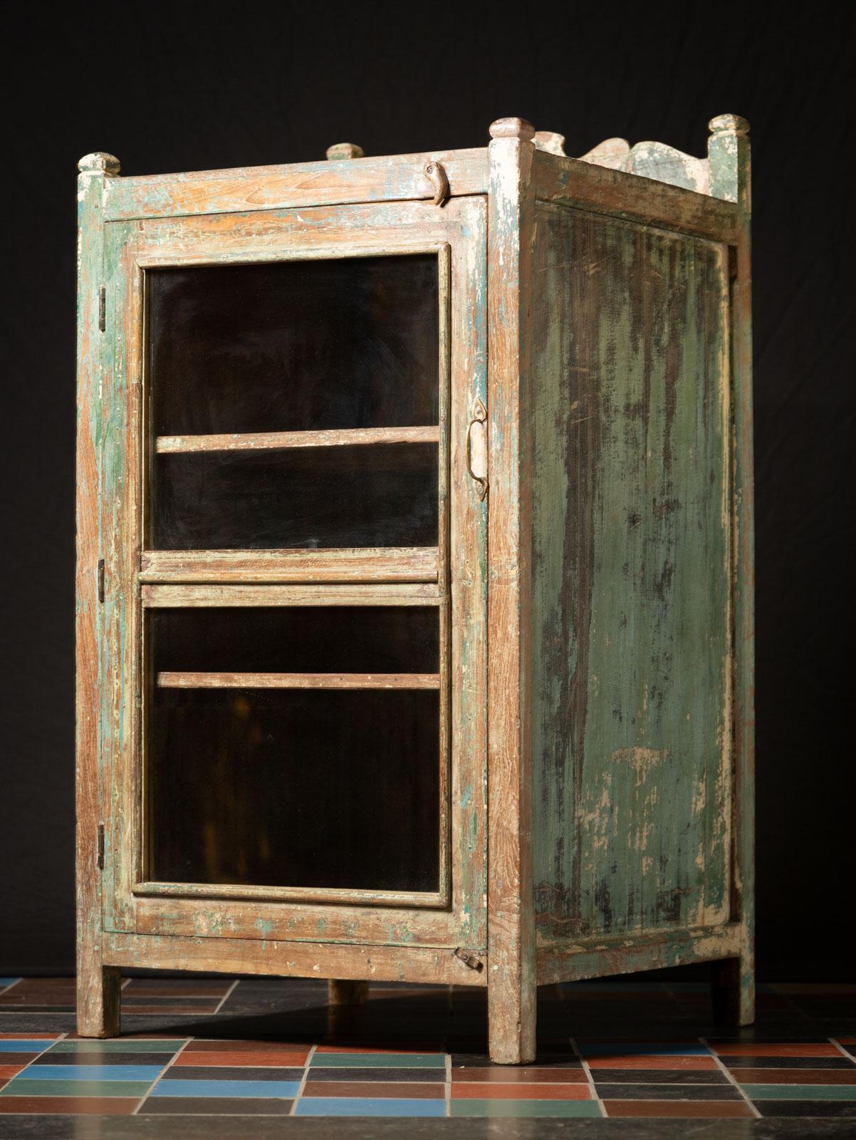 Burmese 19th century Antique Wooden Indian Cabinet from India -  OriginalBuddhas
