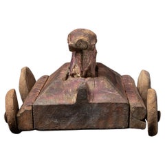 19th century antique wooden Indian Nandi Bull - OriginalBuddhas